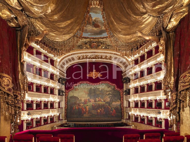 Kampanien-Neapel-Theater San Carlo