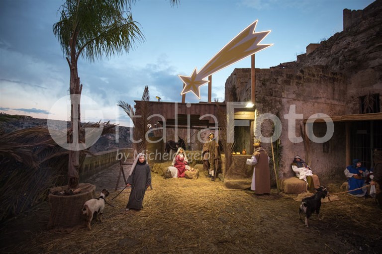 Basilikata-Matera-Lebende Krippe
