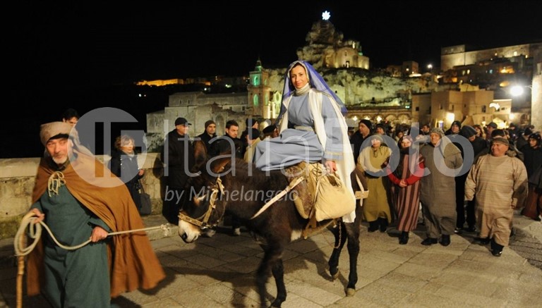Basilikata-Matera-Lebende Krippe